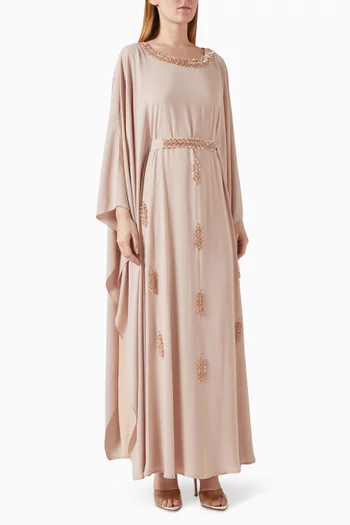 Embellished Kaftan in Chiffon