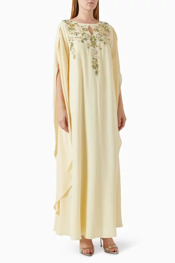 Embellished Kaftan in Chiffon