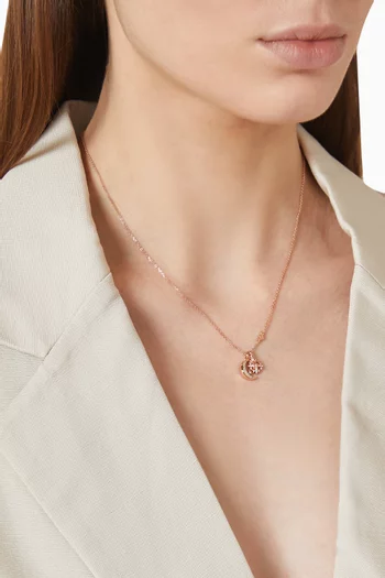 Celestial Necklace in Gold-tone Silver
