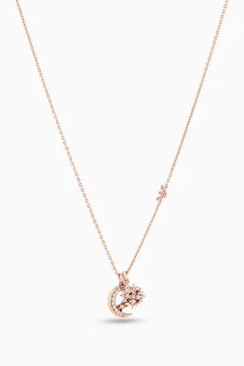 Celestial Necklace in Gold-tone Silver