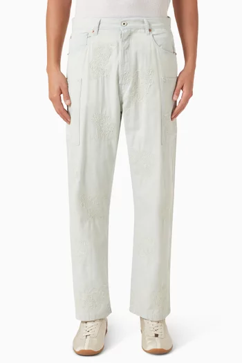 Cartoon Cargo Monkey Fit Jeans in Japanese Denim