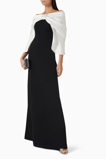 Off-shoulder Bow Dress