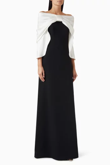 Off-shoulder Bow Dress