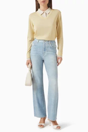 Miramar Shea Ankle-fit Jeans in Cotton-terry