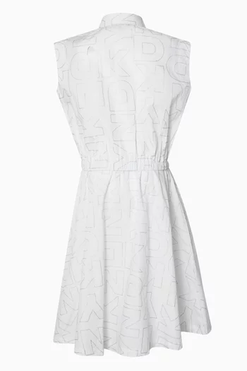 Logo Print Dress