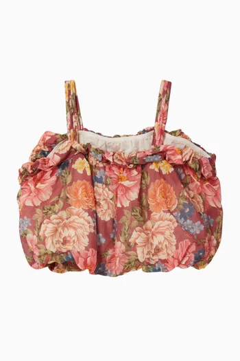 Floral Cropped Top