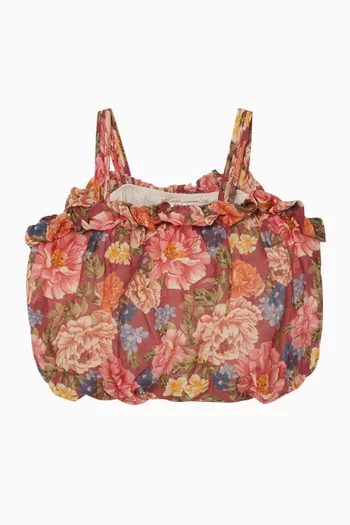 Floral Cropped Top