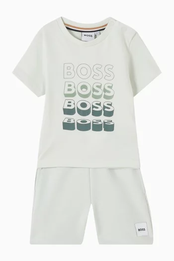 Logo Sweatshorts in Cotton Jersey
