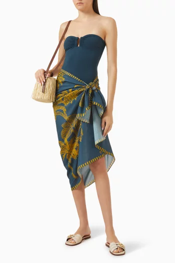 Jungle Sarong in Cotton-silk
