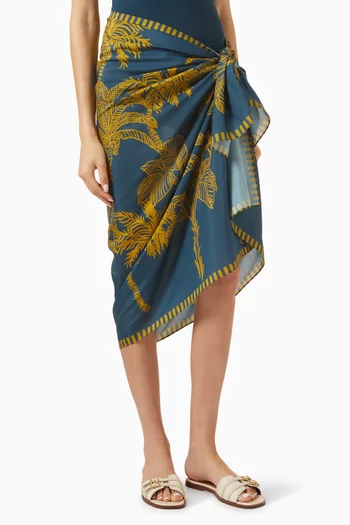 Jungle Sarong in Cotton-silk