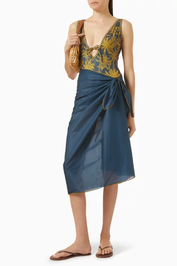 Cabine Sarong in Cotton Voile