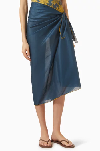 Cabine Sarong in Cotton Voile