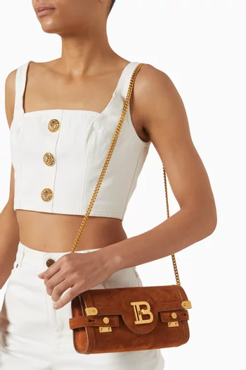 B-Buzz 23 Crossbody Bag in Suede