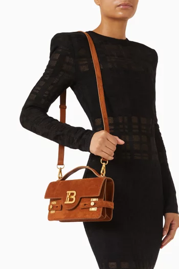 B-Buzz 24 Shoulder Bag in Suede