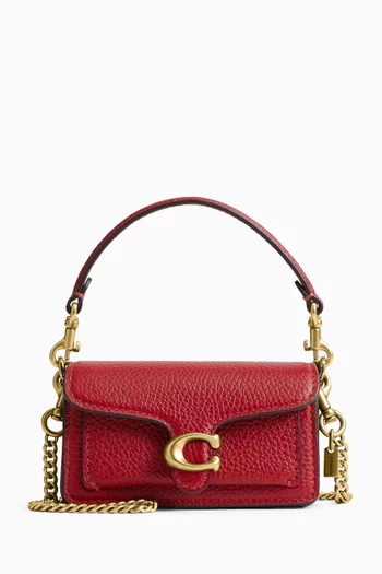 Tabby Bag Charm in Leather