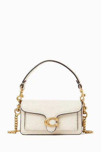 Tabby Bag Charm in Leather