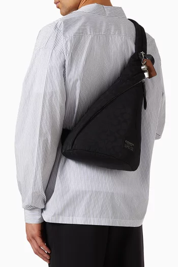 Lachlan Sling Bag in Signature Nylon