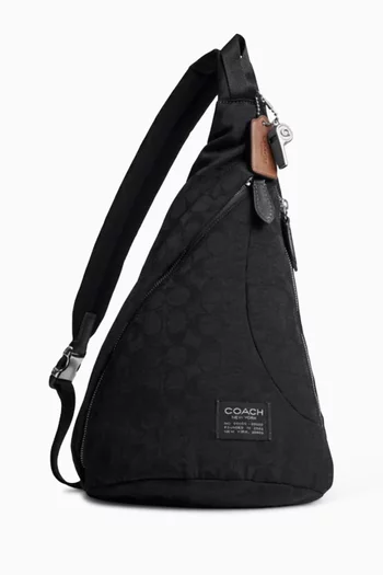 Lachlan Sling Bag in Signature Nylon