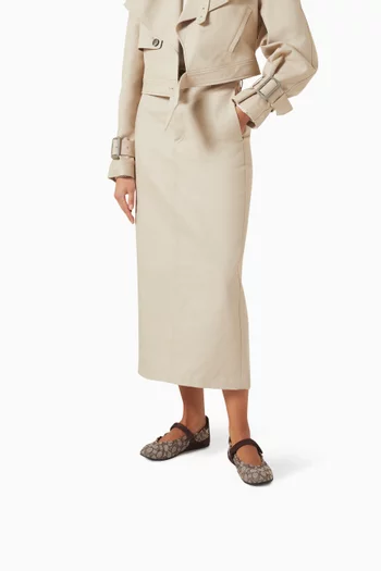 Soft Mary Jane Ballet Flats in Signature Jacquard