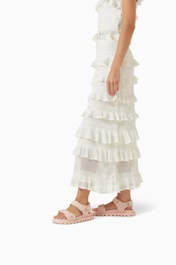 Brynn Logo Sandals in Signature Canvas