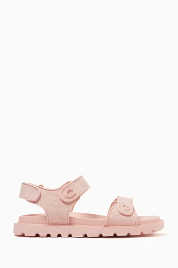 Brynn Logo Sandals in Signature Canvas