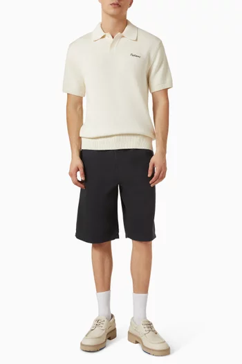 Coarse Shorts in Cotton Twill