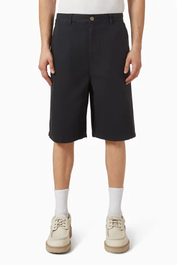 Coarse Shorts in Cotton Twill