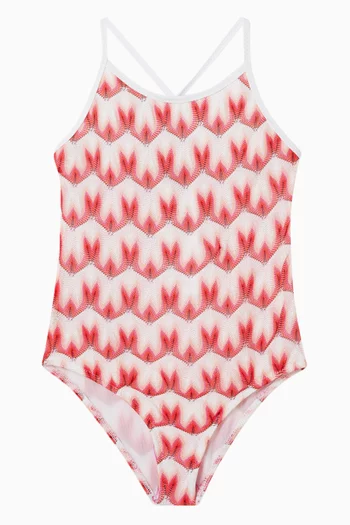 Knitted One-piece Swimsuit