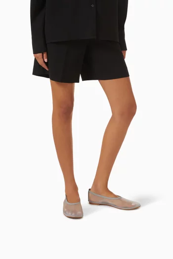 Barely There Carli Ballerina Flats in Mesh
