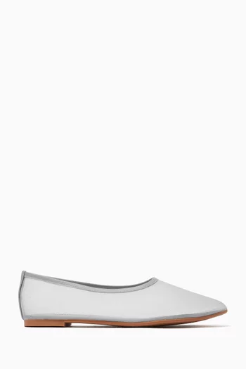 Barely There Carli Ballerina Flats in Mesh