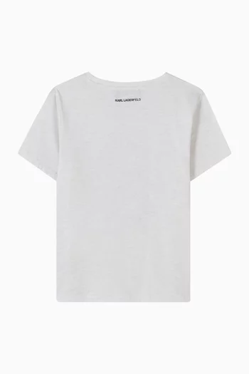 Logo-print T-shirt in Cotton