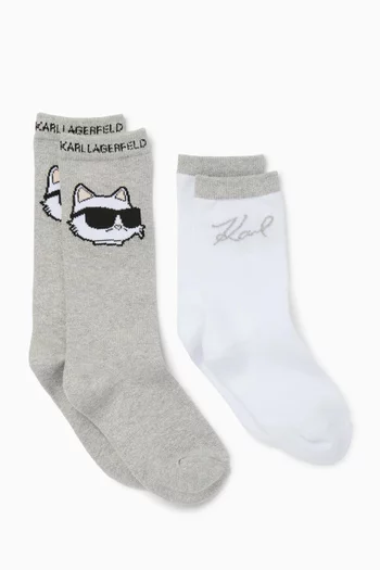 Logo Socks, Set of 2