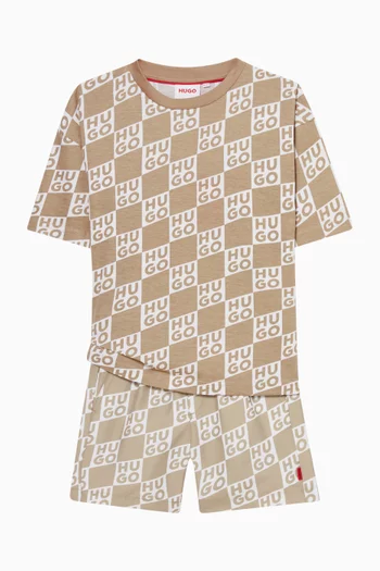 Logo Print Swim Shorts