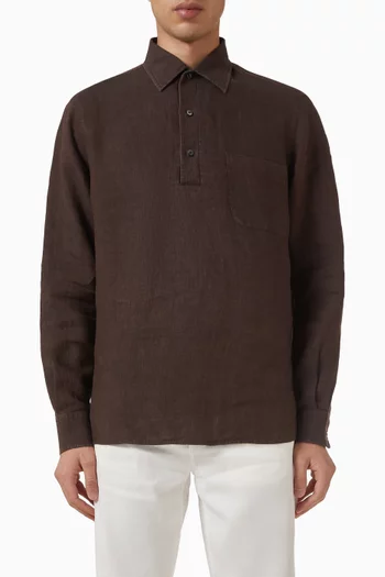 Polo Shirt in Oasi Lino