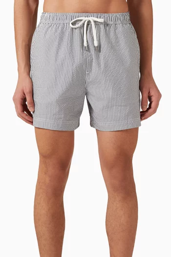 Striped Swim Trunks