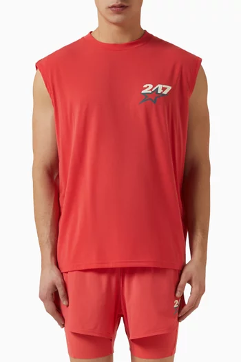 Team 24/7 Star Tank Top in Cotton