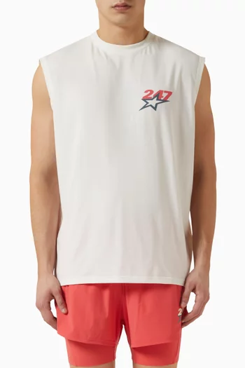 Team 24/7 Star Tank Top in Cotton