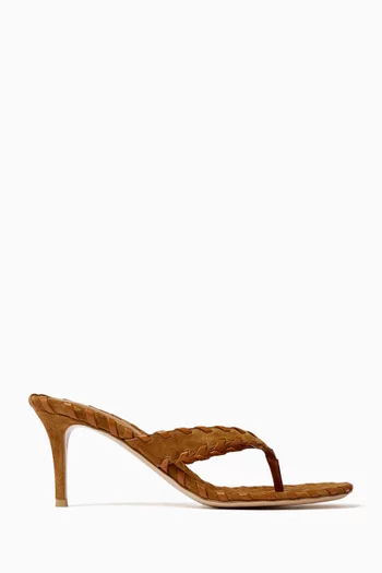 Thong 70 Mules in Suede