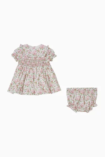 Silvana Smocked Dress Set