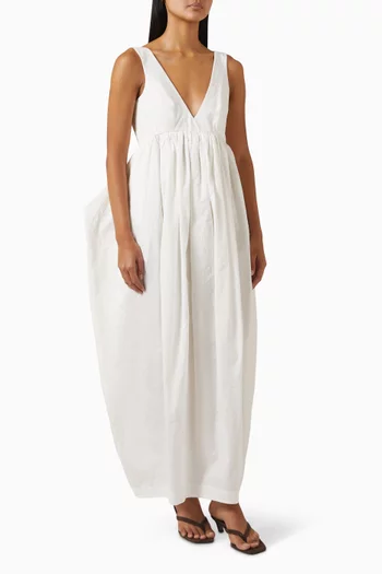 Sculptural Dress in Cotton