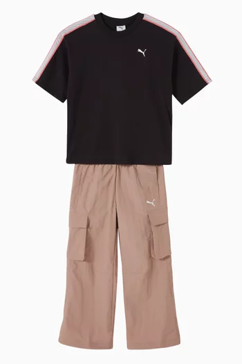 Luminous Cloud Oversized Graphic T-shirt