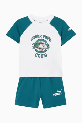 Super PUMA Tee & Shorts Set