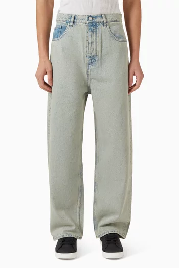 Dusty Baggy-fit Jeans in Denim