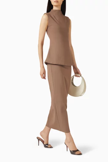High-waist Skirt in Jersey