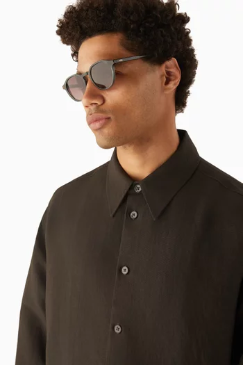 Nigel D-frame Sunglasses in Acetate