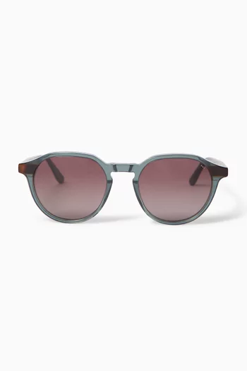 Nigel D-frame Sunglasses in Acetate