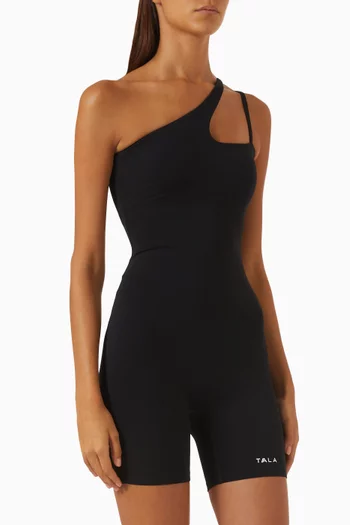 SkinLuxe Asymmetrical Short Jumpsuit
