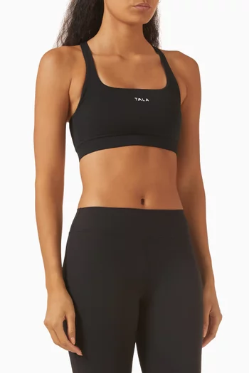 SkinLuxe Cross Back Sports Bra
