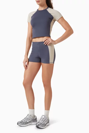 Matte Shine Mix 2" Shorts