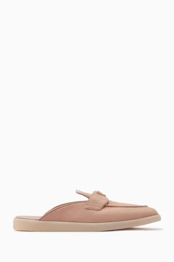 Logo Mules in Nubuck